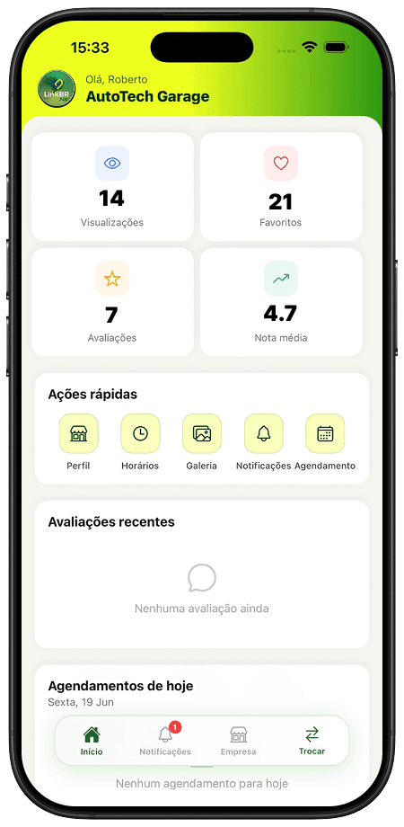Preview do app LinkBR